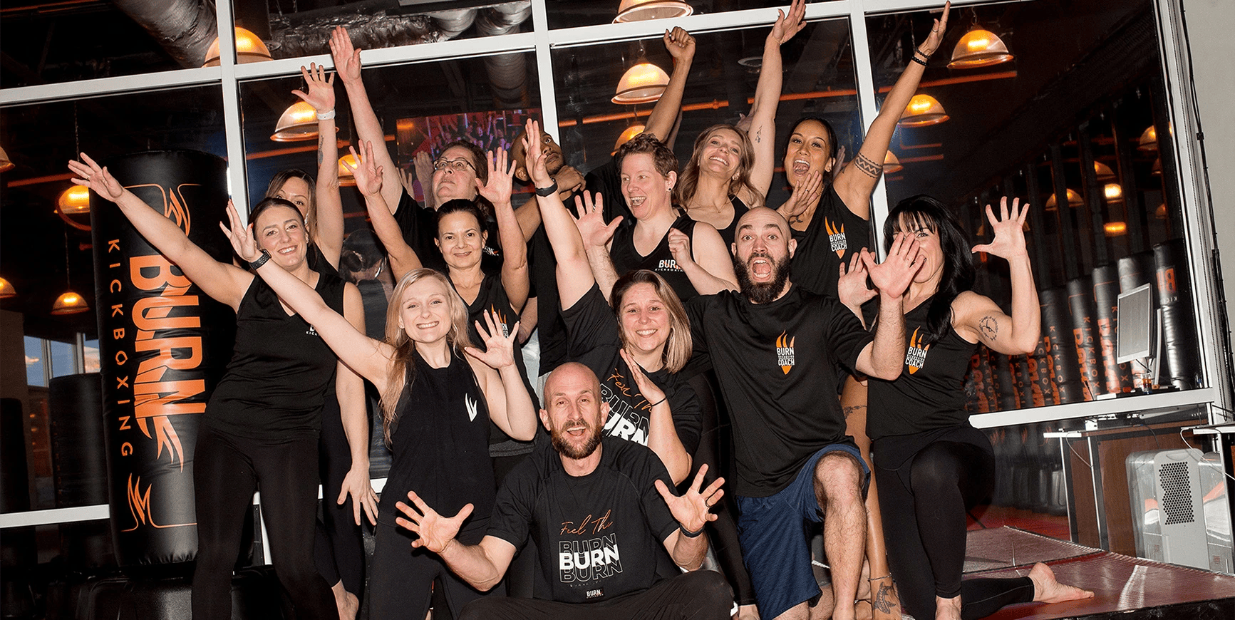 Burn Kickboxing team