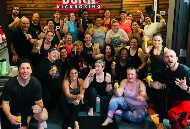 members drink orange juice