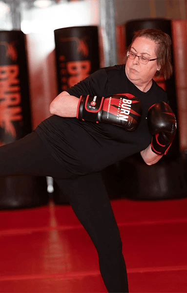 fitness kickboxing core at Burn Kickboxing