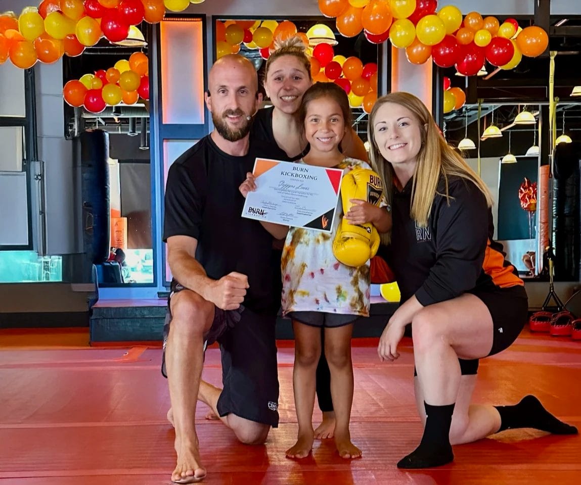 kids kickboxing CTA Burn Kickboxing