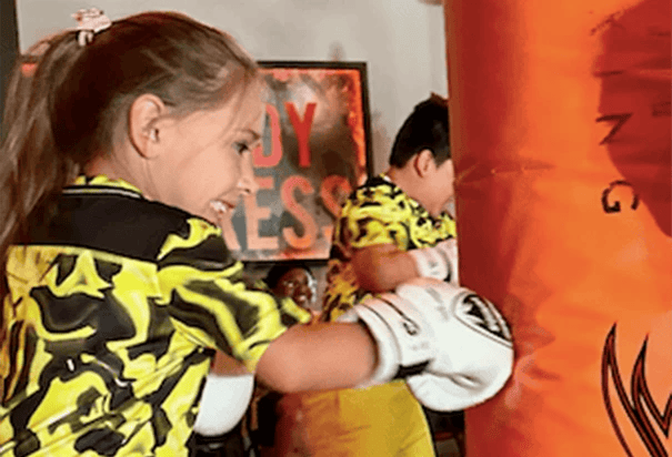 kids kickboxing safe environment Burn Kickboxing